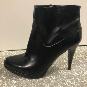 Nine West Leather Stiletto Bootie